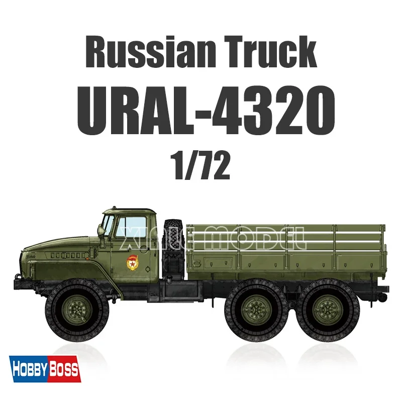 Trumpeter Kit modello carro armato assemblato in plastica 82930 Ural russo 4320 camion 1/72