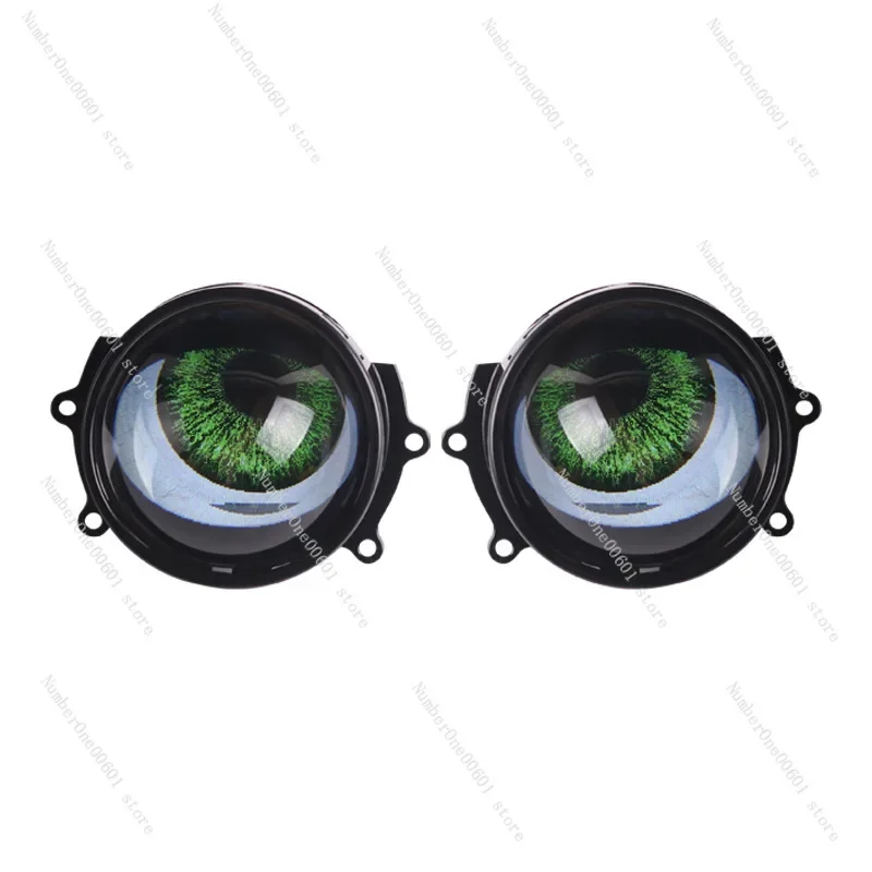 3D lights new 3-inch LED devil eye 12V 1.5W red purple ice blue green 8 modes