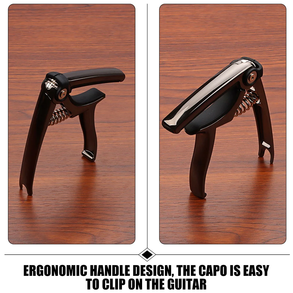 

Black Guitar Capo For Acoustic Electric Guitar Ukulele Bass Clamp Accessory Lightweight Durable Music Tool