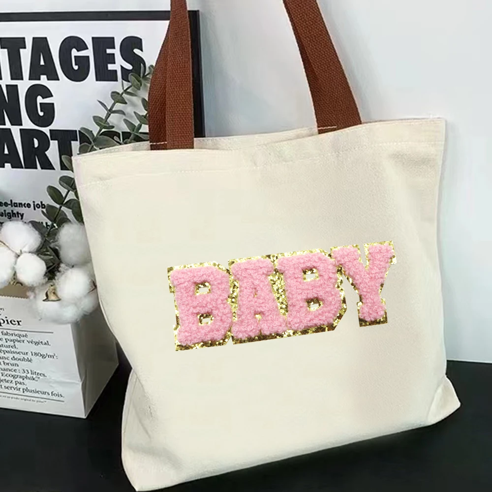 1 قطعة ماما الطفل رسالة الشنيل مسار الحديد على التصحيح للملابس DIY بها بنفسك بقع المطرزة على الملابس الخياطة التصحيح منصهر زين