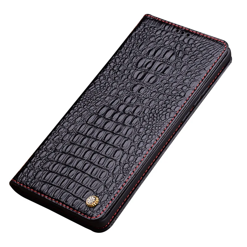 Wobiloo Luxury Genuine Leather Wallet Cover Business Phone Case For Honor 200 100 90 Pro Cover Credit Card Money Slot Holste