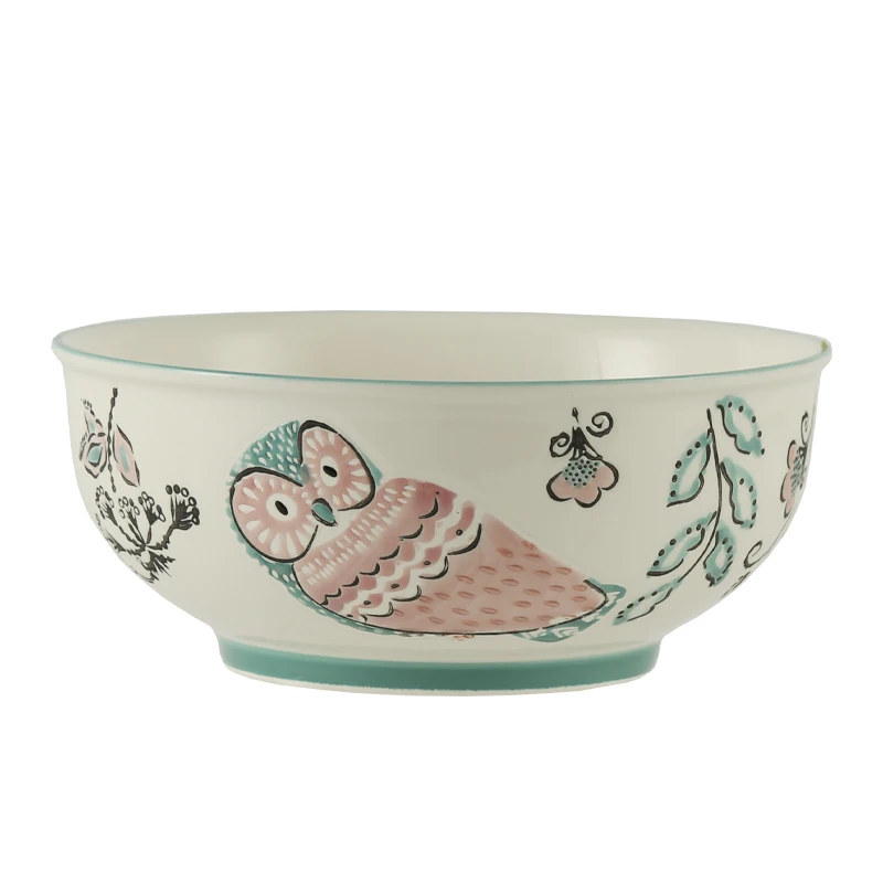 

London Pottery 800ML ceramics pottery soup bowl fruit ramen bowl instant noodles salad bowl pretty french tableware for kitchen