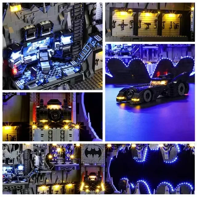 With Original Box 76252 Batcave Shadow Box Classic 1989 Model Building Blocks Bricks Toys For Kids Boys Christmas Birthday Gifts