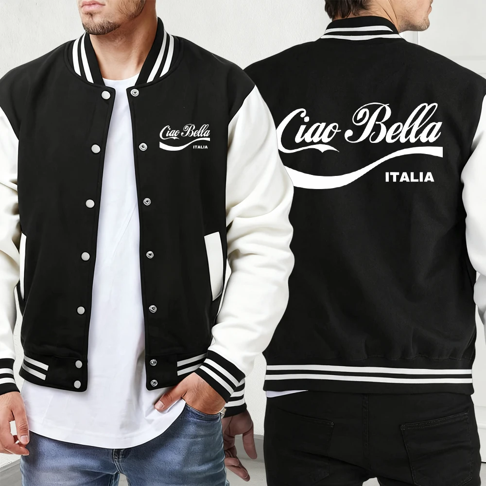 

Brooklyn 1898 Letter Print Mens Basics Casual Baseball Jersey Oversized Retro Jackets Sport Button Menswear Street Autumn Veste