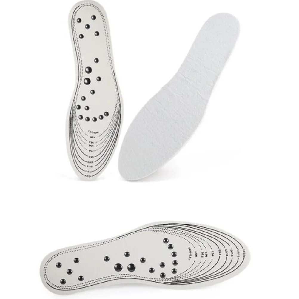 Memory Cotton Magnet Health Insoles Tailorable Insoles Therapy Cuttable Insoles for Stimulating Pressure Points Acupressure and