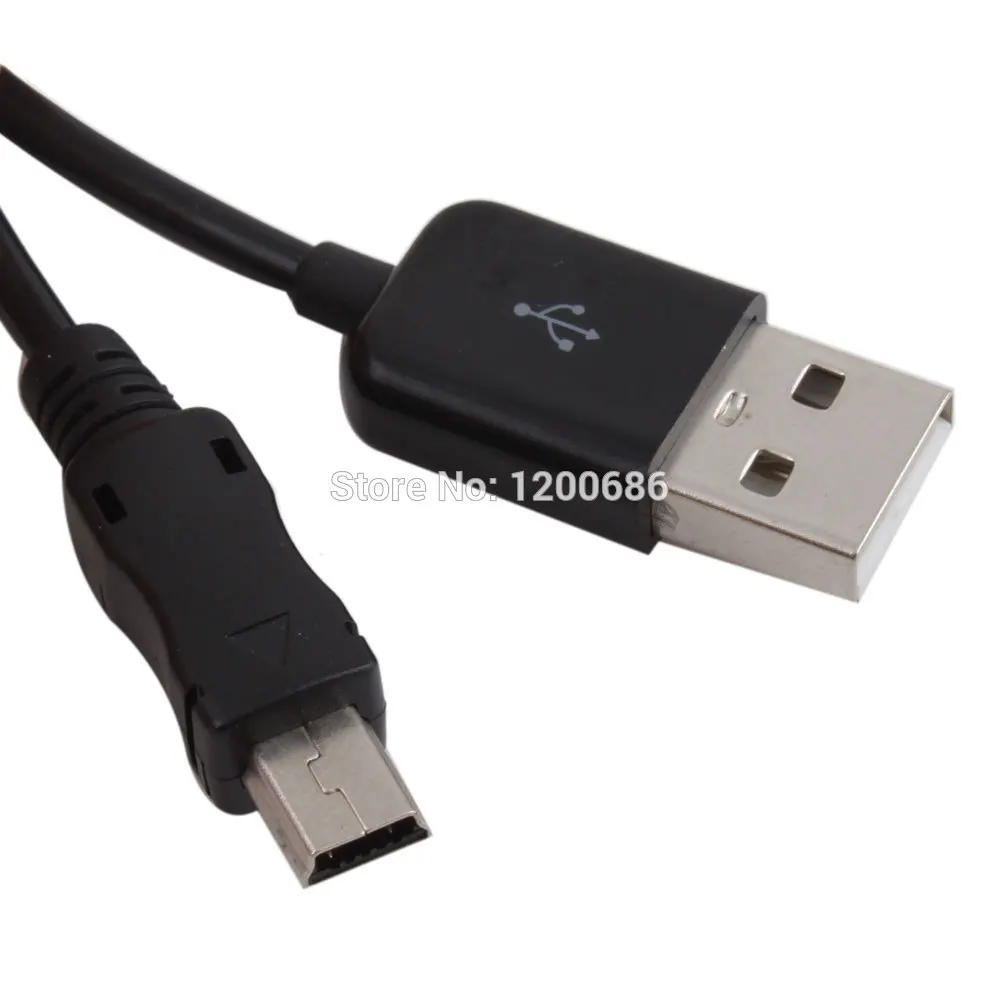 

10ft 3M Spring Coiled Mini 5 Pin 2.0 Male to USB Cable