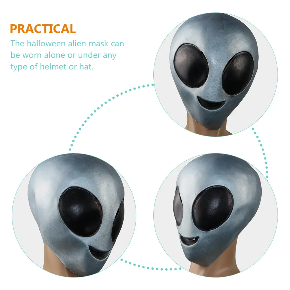 Full for Halloween Alien Face Props Fancy Dress Novelty Costume Party Decor Decorative Mask Bathroom Decorations