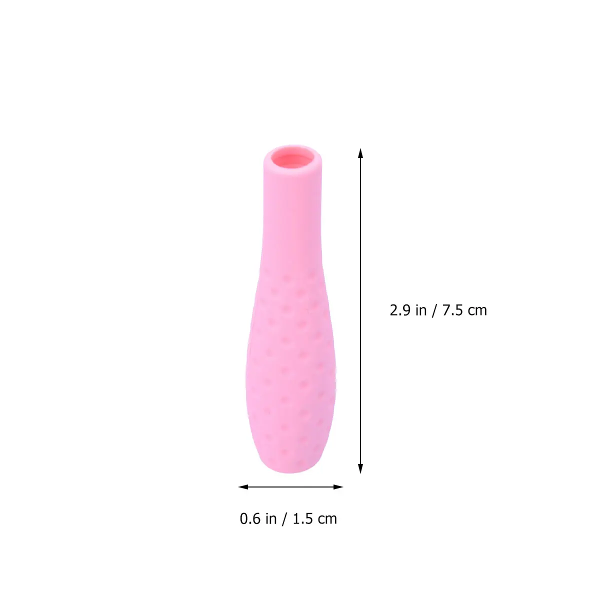 

Protective Stylus Sleeve Cover Screen Touch Pen Silicone Grip Holder Compatible for Apple Pencil (Pink)