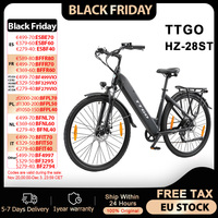ttgo HZ-28ST Electric Bike,250W 36V20Ah Battery 25km/h 100km Max Range Electric Bicycle,Disc Brake 28 inch Mountain Fat Ebike