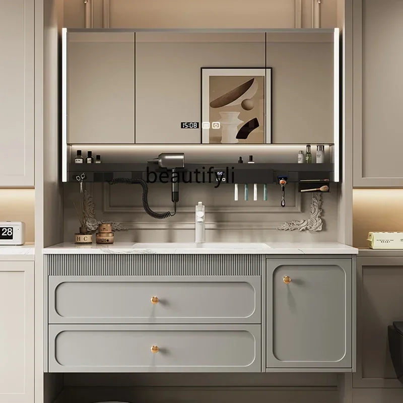 

New Arrivals h Ceramic Whole Washbin Bathroom Cabinet Bathroom Washbasin Wash Basin Light Luxur Washstand S03