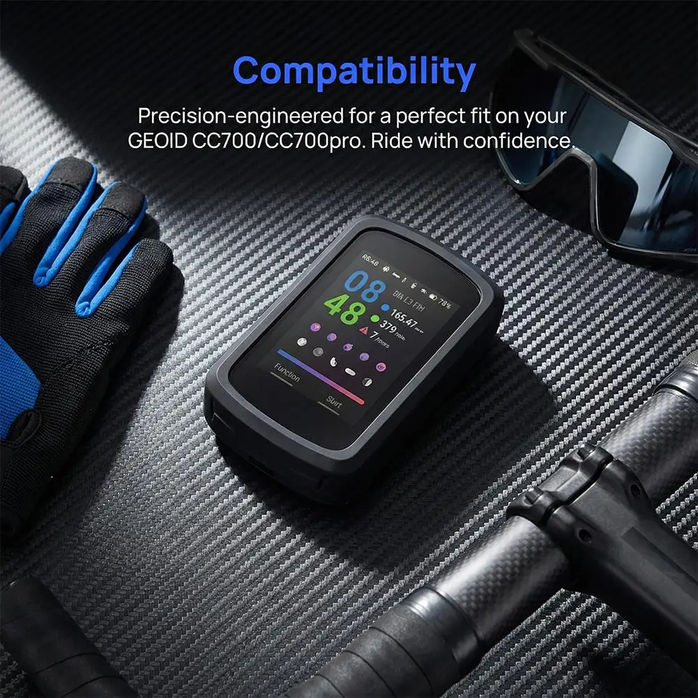 Silicone Soft Edge Shell Protective Case For GEOID CC700/CC700pro GPS Bike Computer Screen Protector Cover Skin Accessories