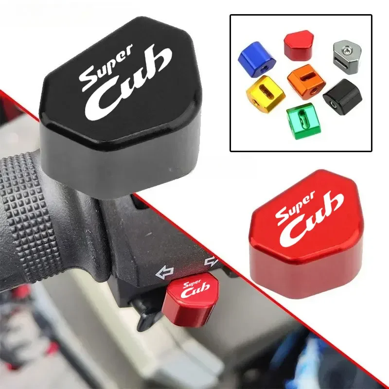 

2025 For Honda Super CUB C70 90 110 C125 Aluminum Motorcycle Turn Signal Switch Button Keycap Accessories