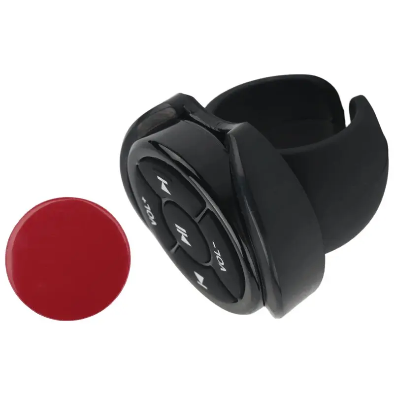 New!!Bluetooth Button On Mobile Phone Car Motorcycle Bike Steering Wheel Music Play Remote For Phone Tablet