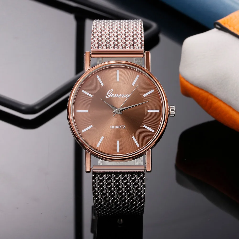 Women Watches Luxury Fashion Mesh Belt Watch For Ladies Elegant Bracelet Waterproof Quartz Wristwatch Top Clock Lover Watch