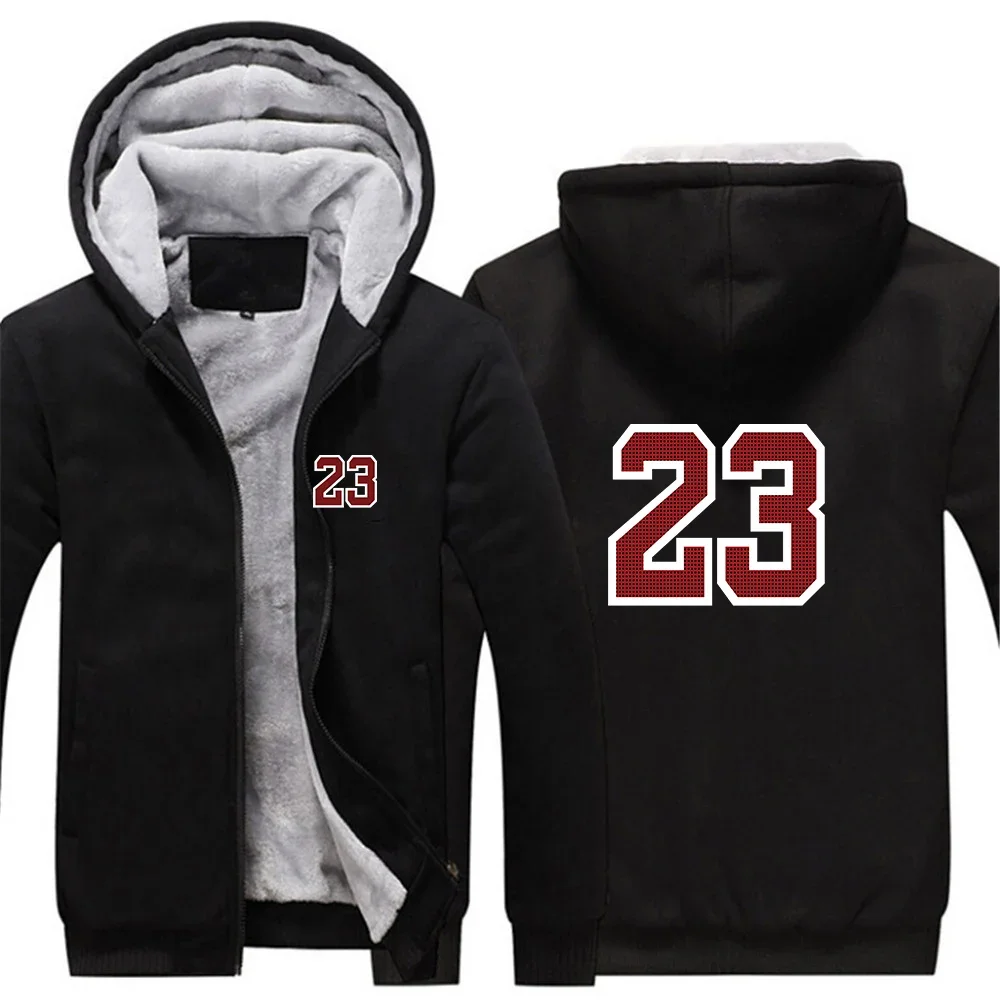 2024 New Chicago 23 Jersey Letter Number Men Printed Cardigan Comfortable Hoodies Spring Autumn Popular Zipper Windproof Coat