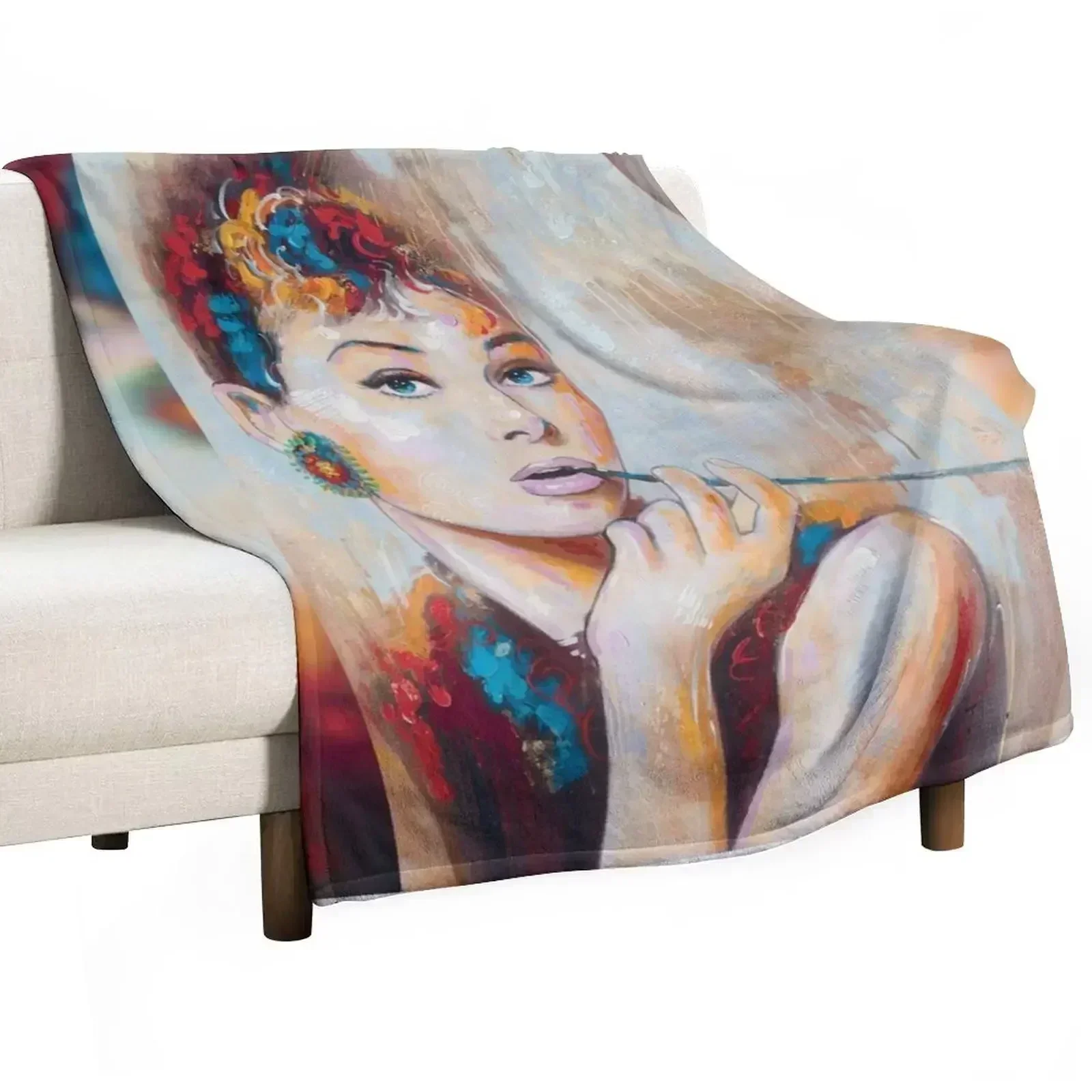 Audrey Throw Blanket Year Round Soft Comfortable Blanket for Home