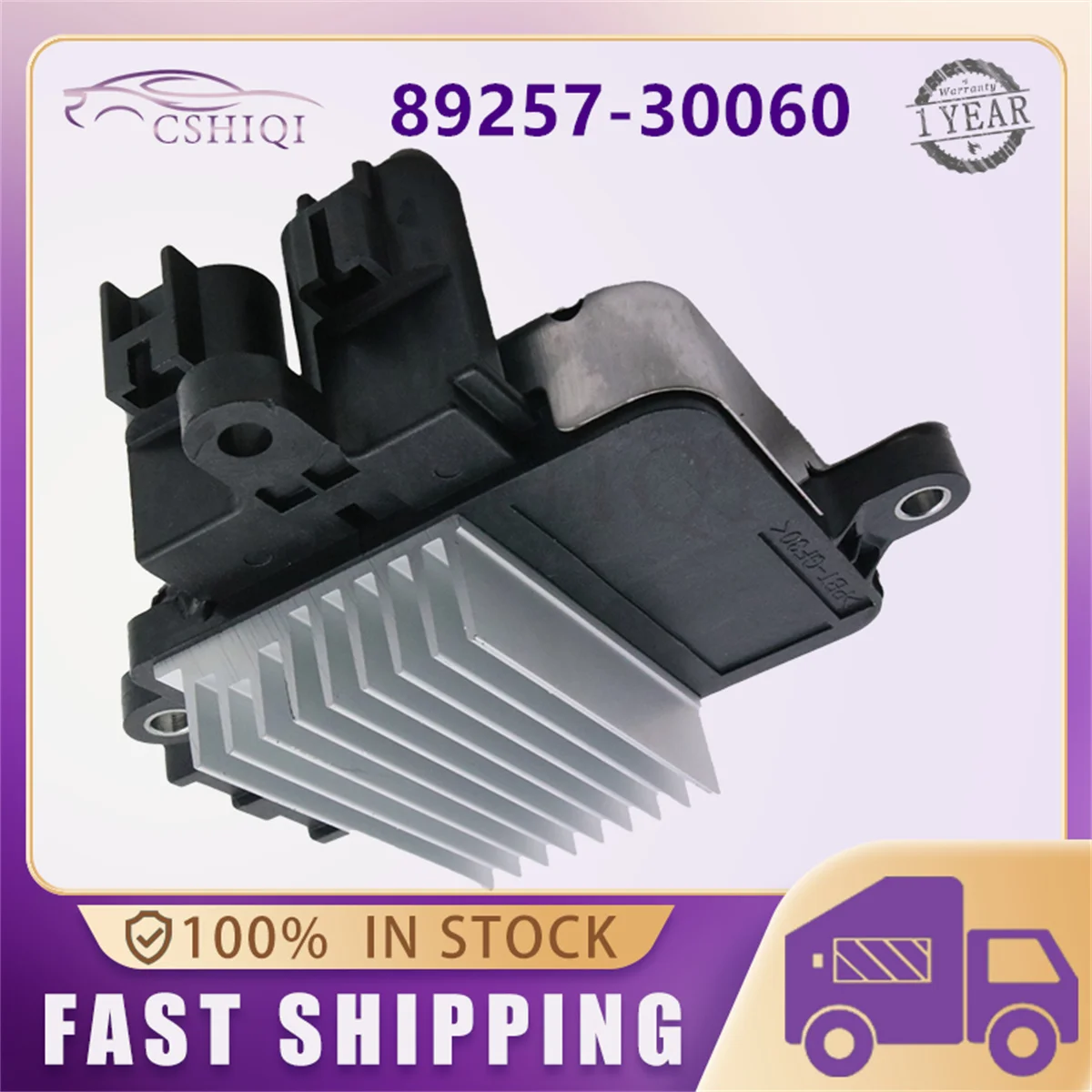 89257-30060 Unit ECU Radiator Cooling Fan Control Module 89257-30080 For Toyota RAV4 Sienna For LEXUS IS250 2004-2018 591-69168