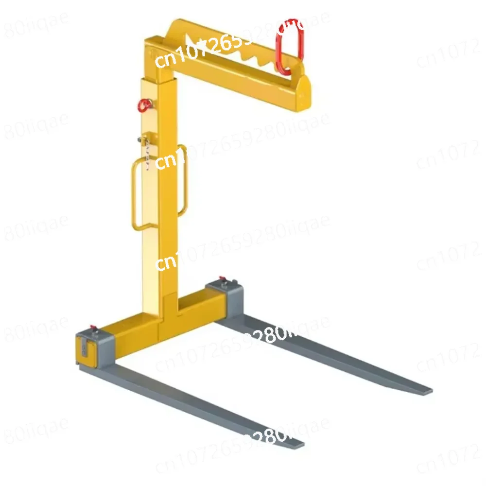 

Crane Pallet Lift Loading Lift Handle Cantilever for Klift 2 Tons 3 Tons Adjustable Fork Crane Pallet Overhead Fork Pallet Lift