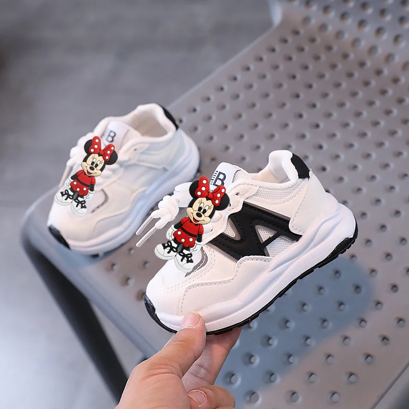 

disney Spring and Autumn New Baby Toddler Shoes Breathable Soft Sole Infant Sports Shoes Light Boys Casual Shoes mickey mouse