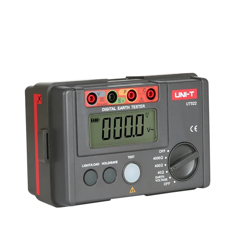 2025 hot sale  UT522 Ground Resistance Tester LCD Backlight Data Hold and Store Low Voltage Display