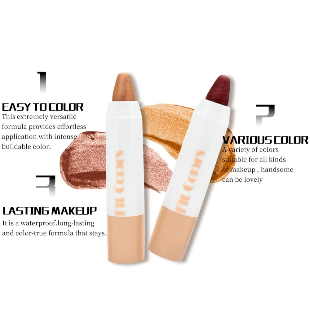 6 Color Tears Under The Starry Sky Eye Shadow Pen Flash Pen Outline Eye Shadow Pen Fluorescent Pen