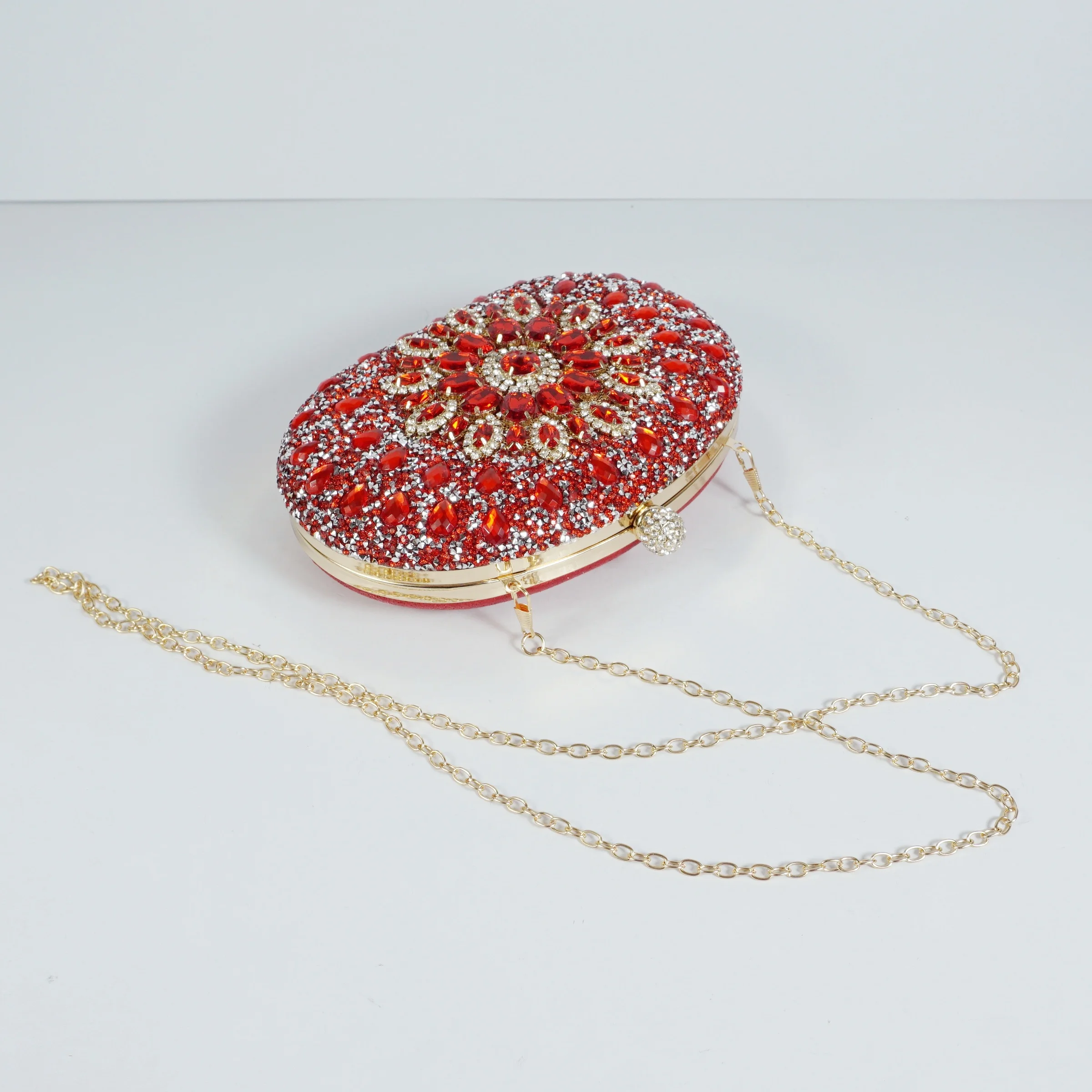 

European and American fashion handheld banquet bag cross-border popular love bag retro chain shoulder crossbody bag wallet
