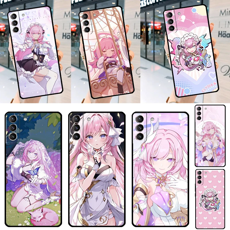 Elysia Honkai impact Case For Samsung Galaxy S20 FE S21 FE S22 S23 Ultra Note 20 S9 S10 Note 10 Plus Back Cover