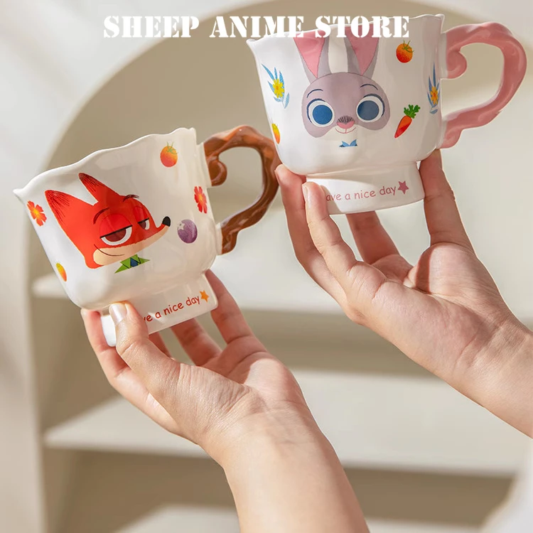 Oryginalny Kubek Judy Nick Kreskówka Klasyczne Filmy Kubek dla Pary na Wodę Mleko Kawę Kolekcja dla Fanów Prezent na Urodziny dla Dzieci Prezent na Boże Narodzenie