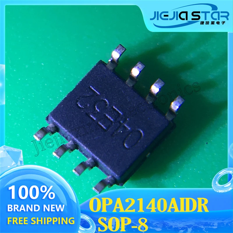 OPA2140AIDR OPA2140 O2140A 02140A SOP-8 Precision Amplifier Chip, Eletrônica Original, Novo