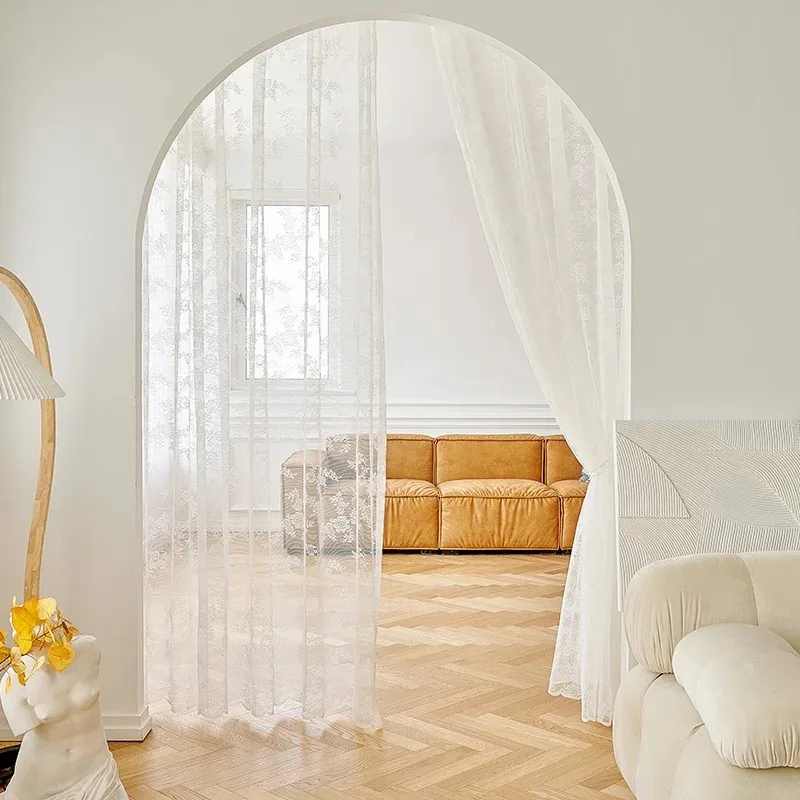 

Curtains for Living Dining Room Bedroom Custom Size European Lace Screen Window Screen Princess Window Decor Modern Elegant