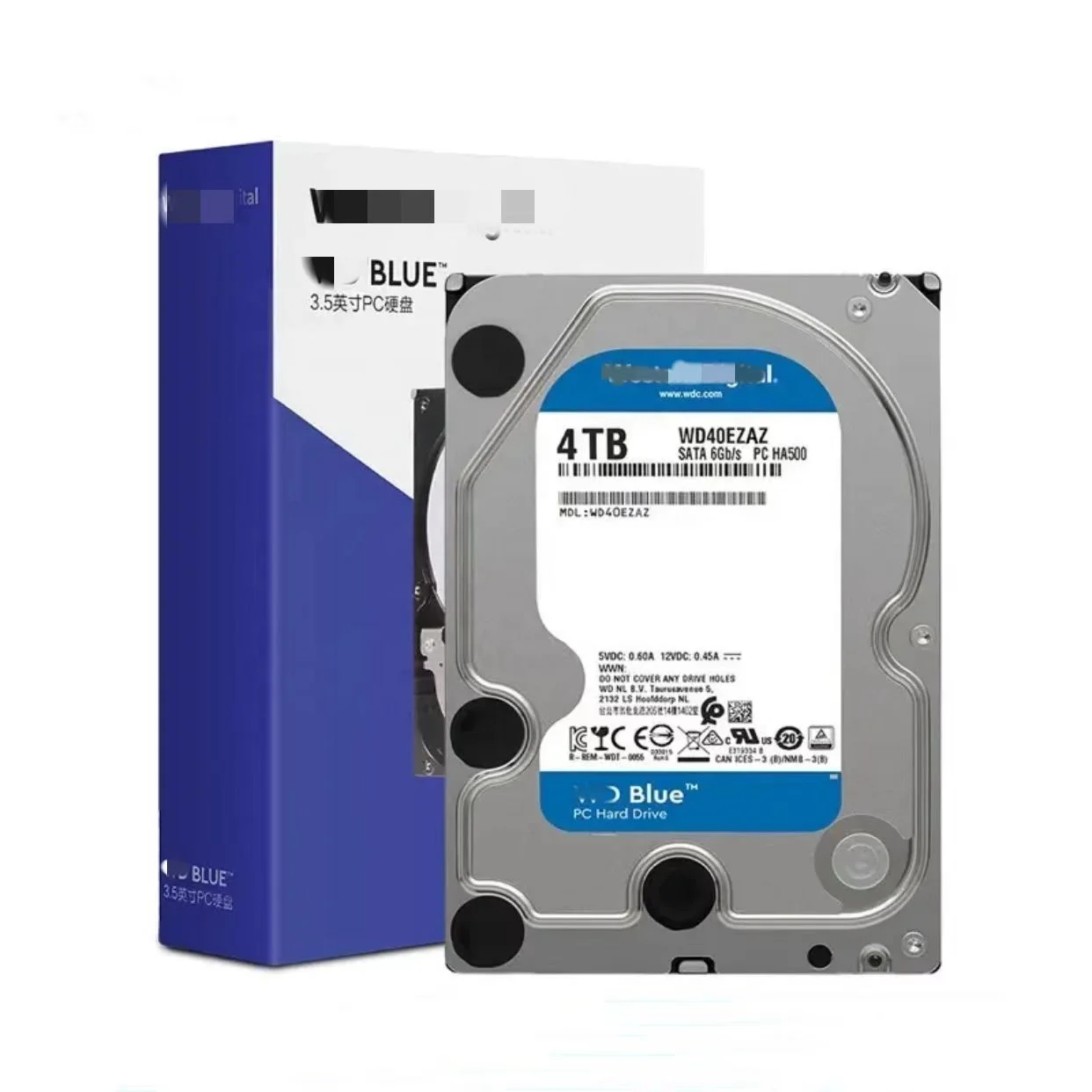 

Жесткий диск W-D Blue 4TB W D40EZAZ 4TB HDD 3,5 "SATA Blue SMR 6 Gb/s 256MB