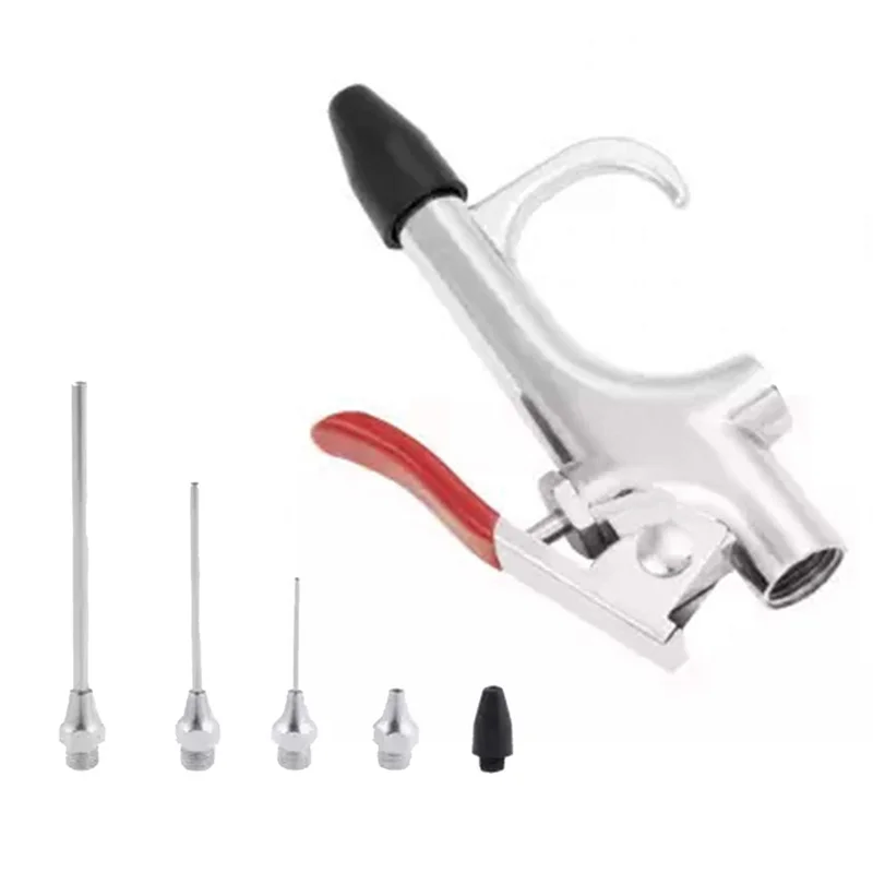 ABNO-Air ضربة جهاز مجموعة ملحقات 5 قطعة اتصال فوهة الهواء ضربة مجموعة سبائك الزنك آلة الهواء ضاغط منفاخ أداة عدة