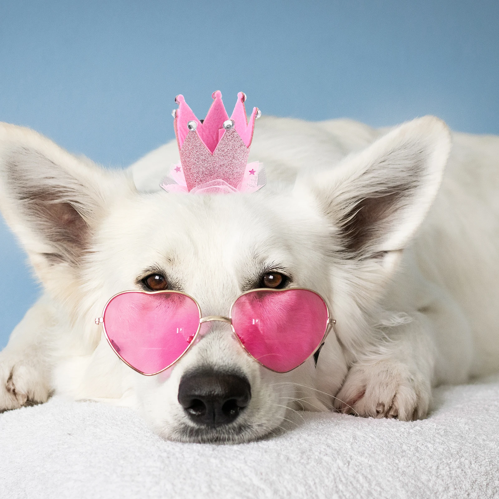 

3Pcs Pet Birthday Bandana Hat Puppy Dress Dog Costume Set Party Outfit Gift Pet Saliva Towel Dog Bandana Party Hat