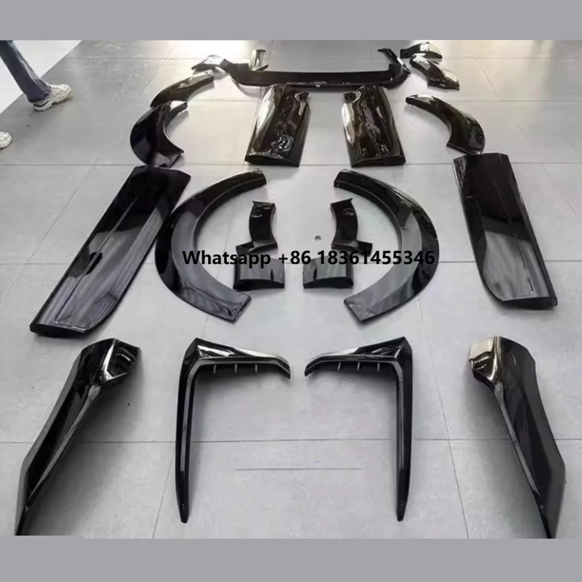 

New Style Resin Wheel Eyebrow Car Door Panel Top Wing for Q7 Modified Wide Body Kit Car Accessories