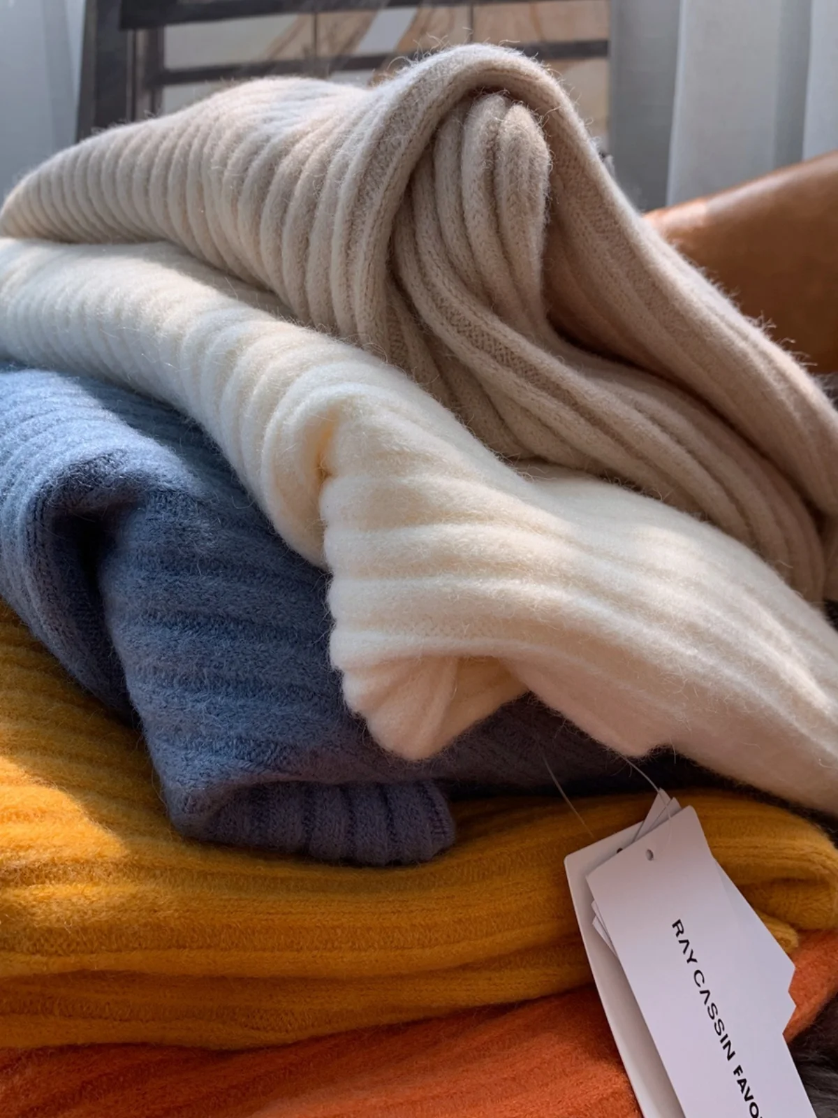 

Heavyweight Extra Long Dstring Lazy Oversize round Ne Knitwear Large Sweater Piece Commute Sle Autumn Season