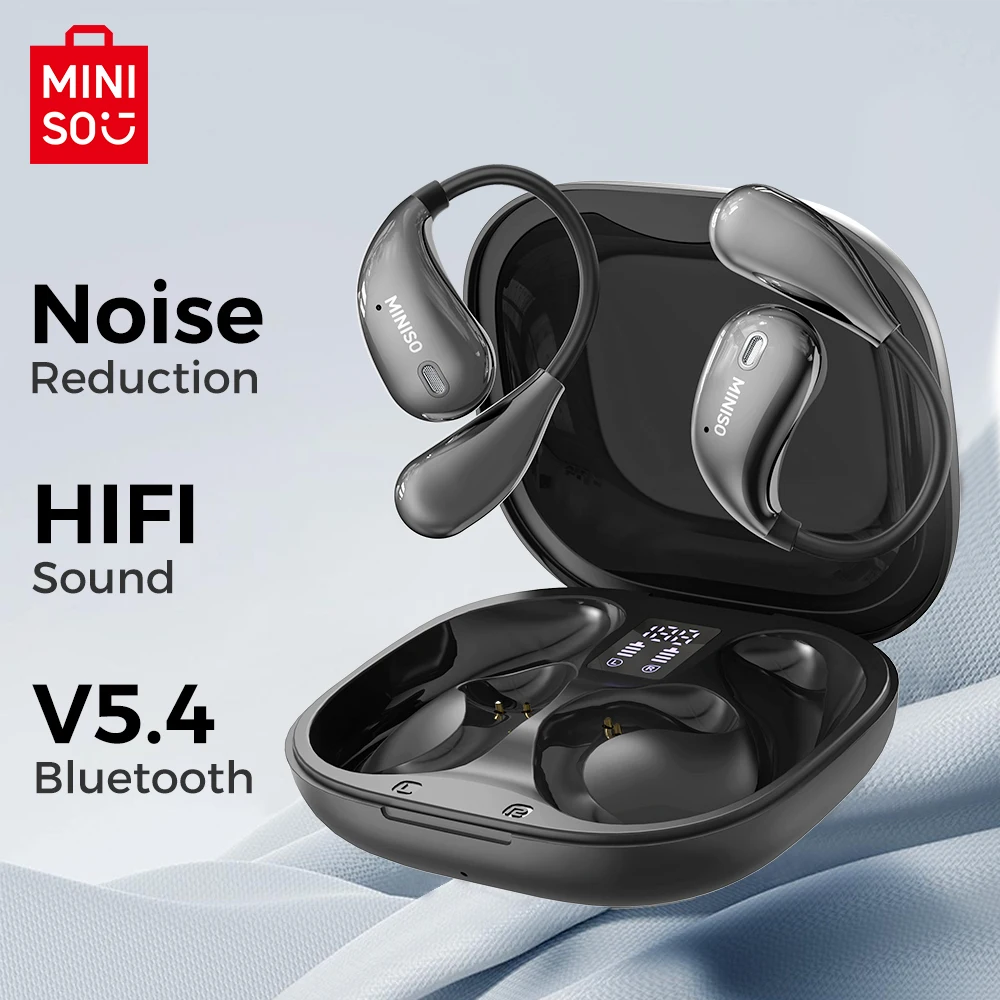

Наушники MINISO X33 с поддержкой Bluetooth 5,4 и микрофоном