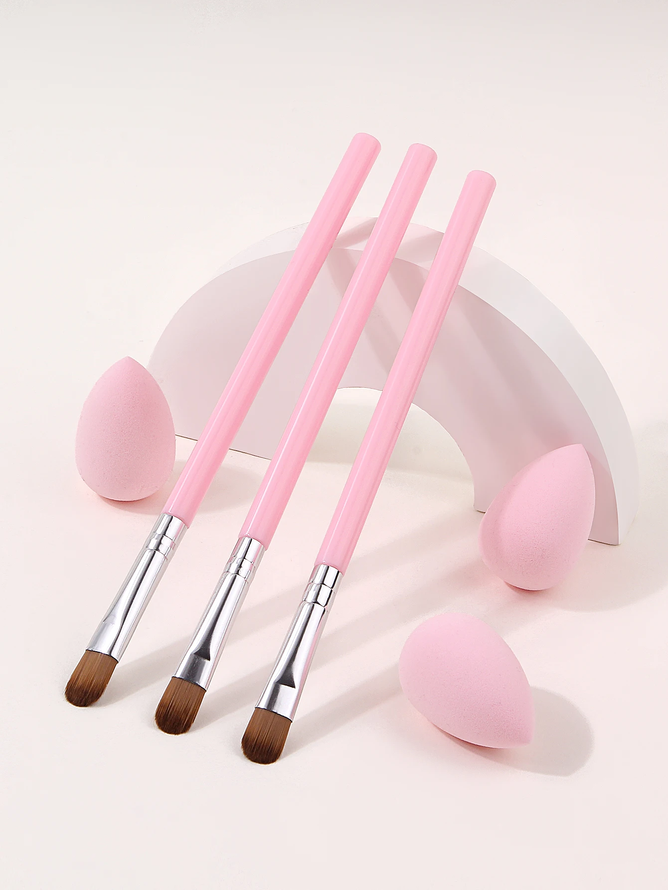 6개입 핑크 핸들 아이섀도 브러쉬 세트 부드러운 아이  - Beauty Makeup Eyeshadow 리뷰 및 가격