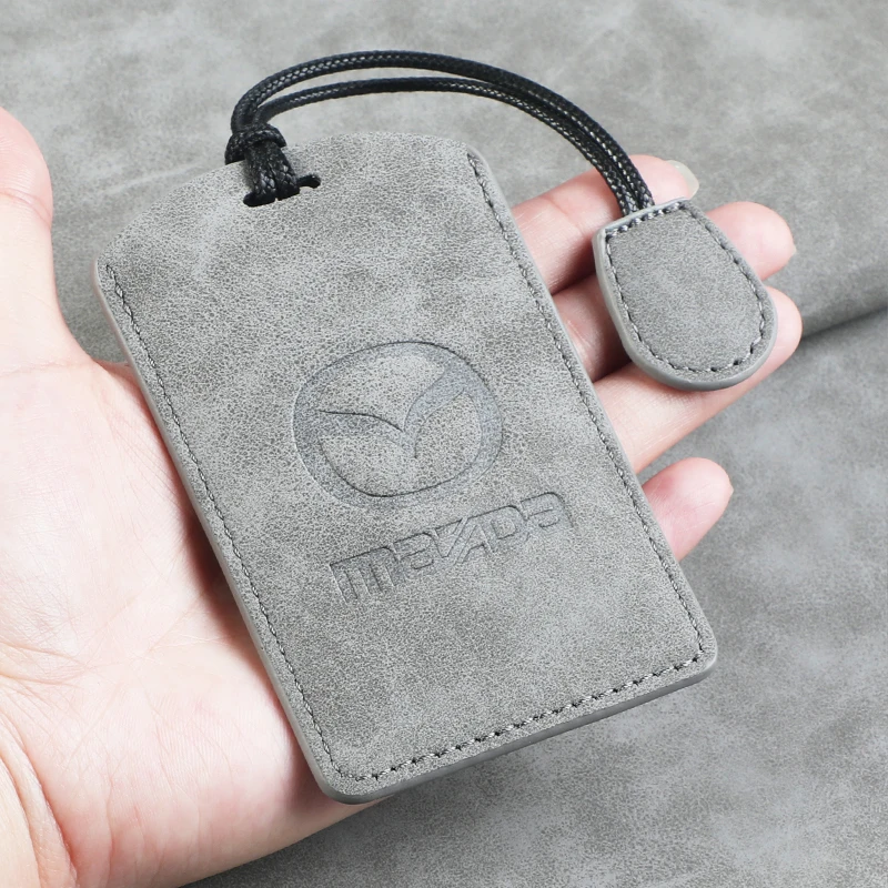 Sheepskin Car Smart Key Case Cover Holder Shell For Mazda 2 3 5 6 MX5 Axela Atenza MS CX-3 CX-4 CX-5 CX-7 CX-9 CX-8 7 Accessory