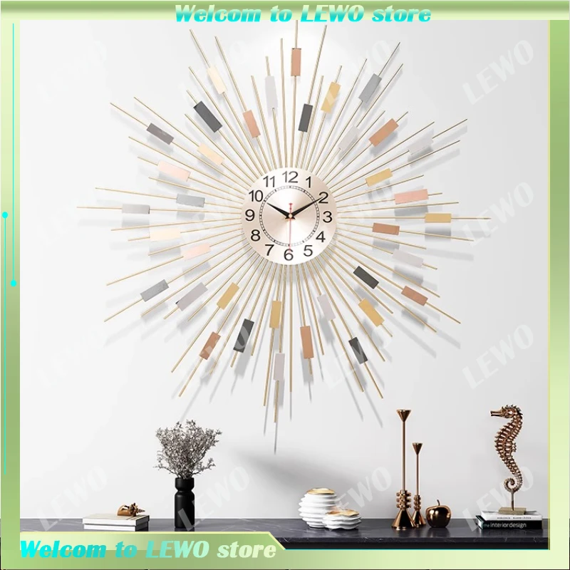 

Quiet Quartz Clock Wall Classic Bedroom Interior Designer Wall Clock Minimalist Stickers Reloj Pared Living Room Furniture