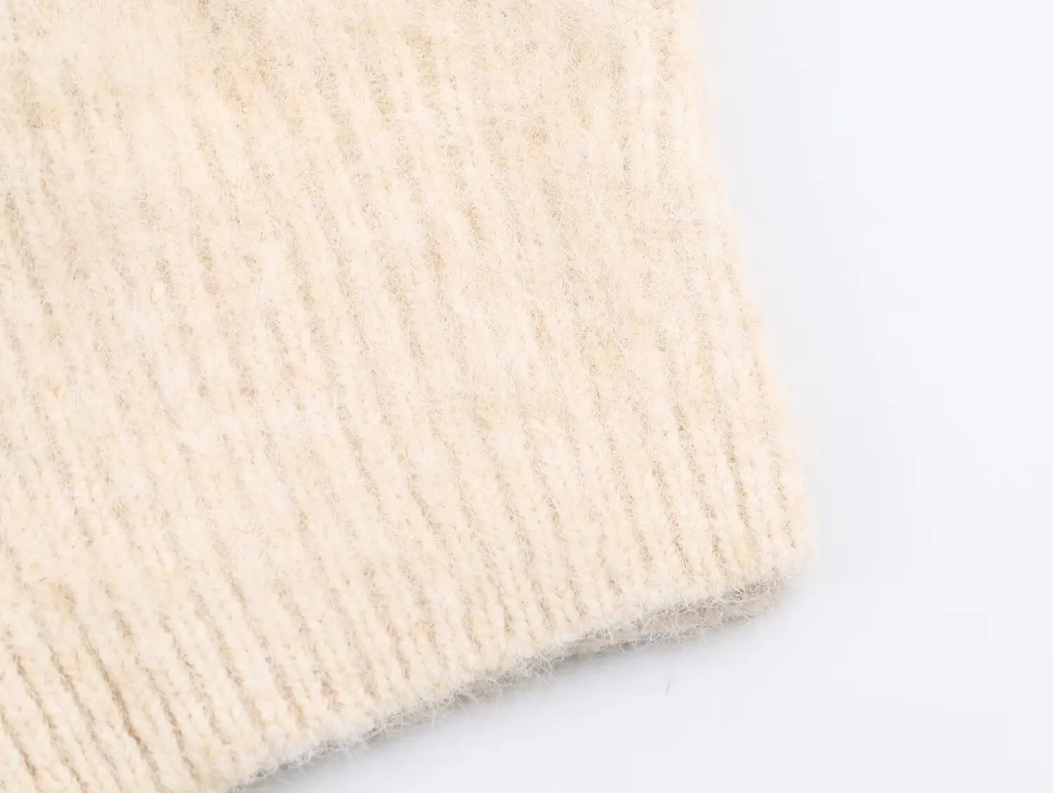 DiYiG امرأة 2025 شتاء جديد موضة الجاكار بلوفر مغزول ريترو كم طويل كل مباراة الجولة الرقبة سترة غير رسمية Mujer #5