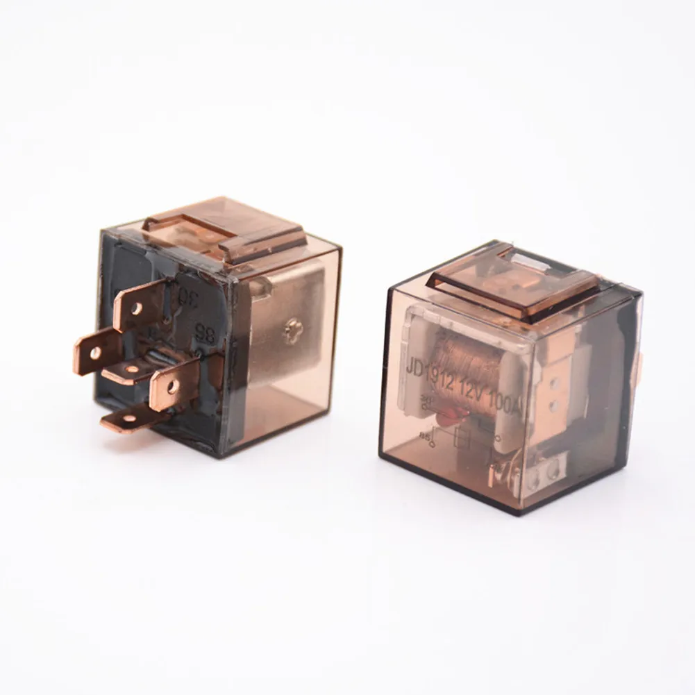 Реле управления автомобиля, грузовик, 12 В, 100 А, реле, устройство автоматического управления, детали мотоцикла, розетка, крепление, подключение с тройным зажимом