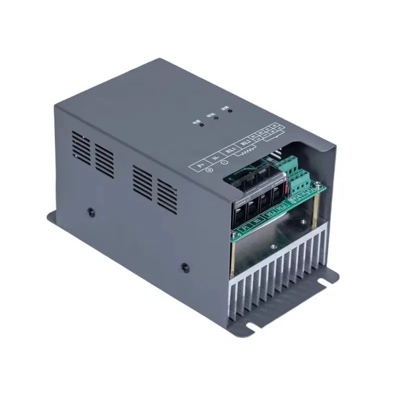 A single-phase 75KW brake unit in parallel with master and slave is used for expanding and flexibly configuring high-power inve