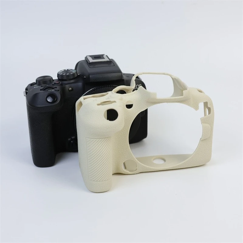 Protective cover For Canon EOS R10 Camera Bag Silicone Case R10 Soft silicone Armor Skin case + free tempered film