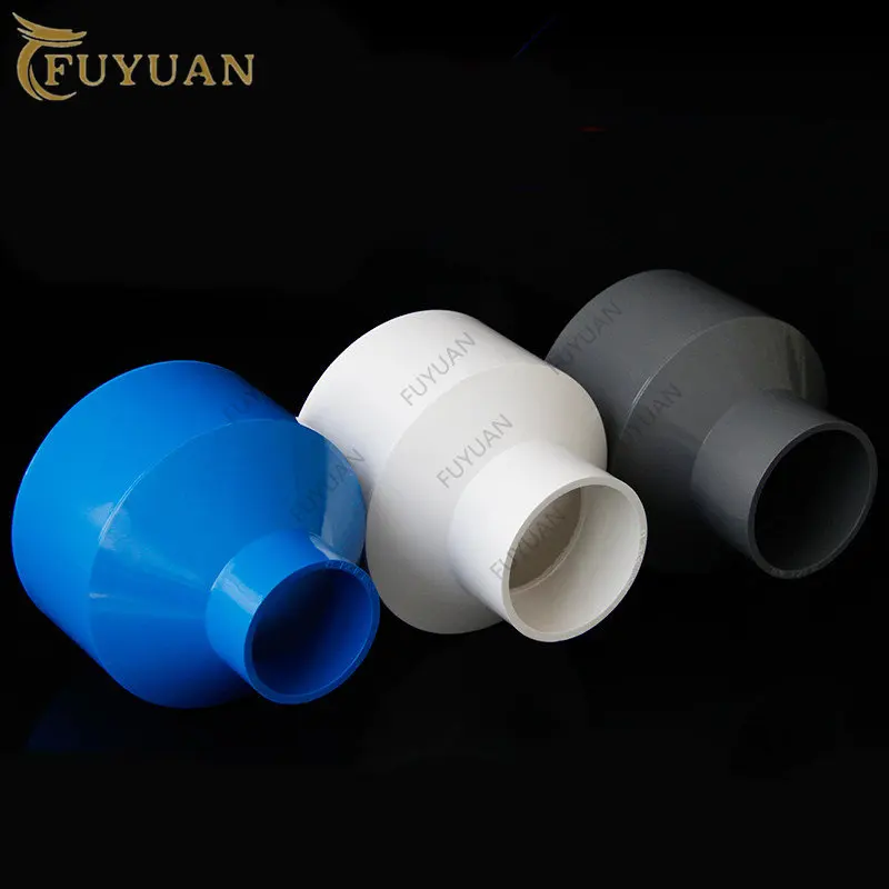 1Pcs 20/25/32/40/50/63mm PVC Straight Reducing Connectors Water Pipe Garden Irrigation Water Pipe Connector Aquarium Adapte