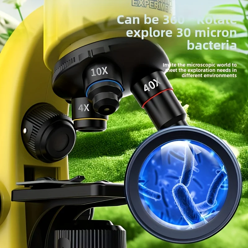 (แนะนําโดยสหรัฐอเมริกา) ใหม่เดสก์ท็อปกล้องจุลทรรศน์ชีวภาพแนวตั้งเด็กปริศนาของเล่นการทดลองวิทยาศาสตร์ชุดสําหรับ P