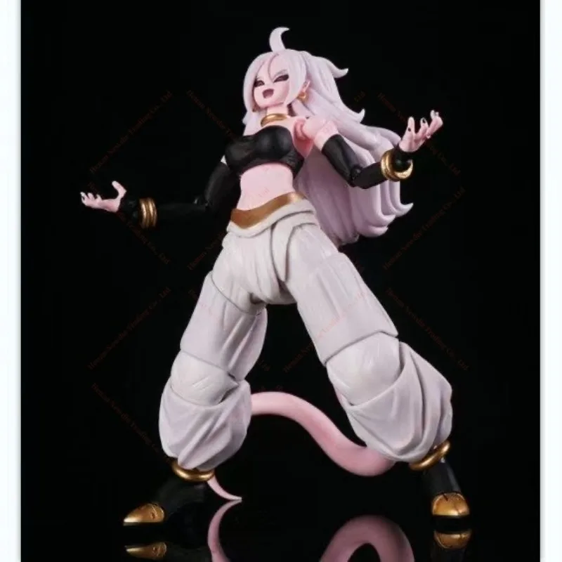 

In Stock 14.5cm Bandai SHF Dragon Ball Z Android 21 S.H.Figuarts Real Collection Action Characters Anime Model Toys