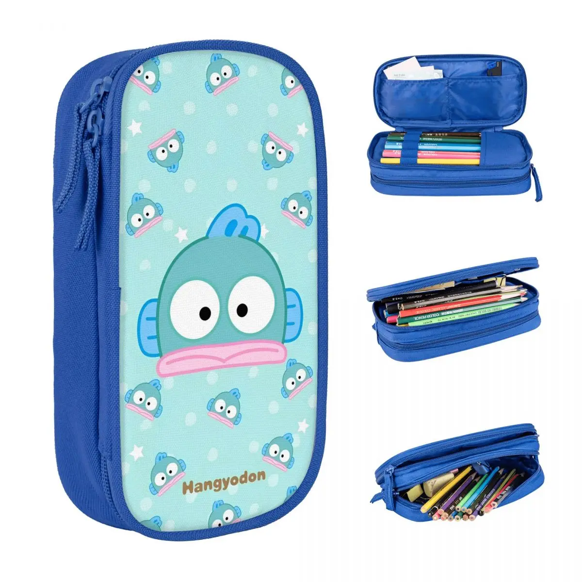 

Пользовательский пенал Hangyodon Fanny, детский эстетический дизайн коробки для ручек, школьные пеналы, канцелярские принадлежности, идея подарка