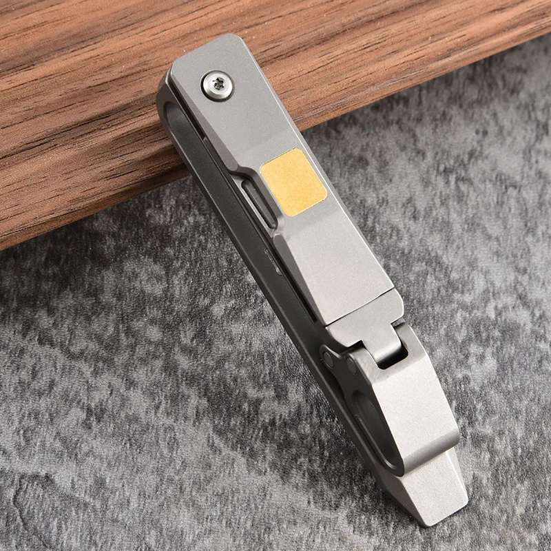 Outdoor Portable EDC Multifunctional Titanium Alloy Bottle Opener Keychain Tool