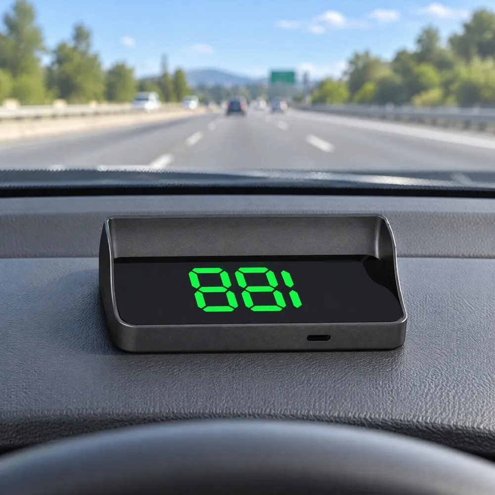 USB Powered For HUD Speedometer for Vehicles Featuring For GPS For BDS Positioning Up to 32 Satellites Support