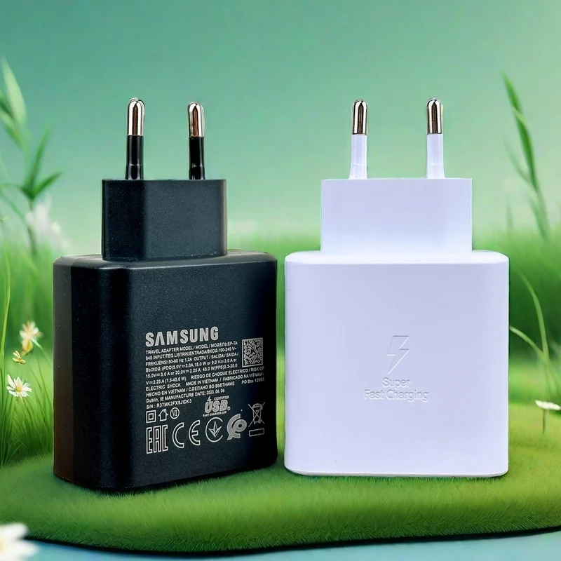 SAMSUNG 45W Super Fast Charger for Galaxy S24 Z Flip Fold 5 4 3 2 S24 S23 S22 Note20 Ultra Plus A55 5A USB C to USB C PD Cable